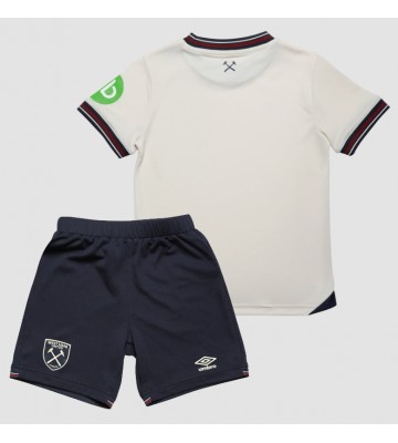 West Ham United Udebanetrøje Børn 2025-26 Kortærmet (+ Korte bukser)